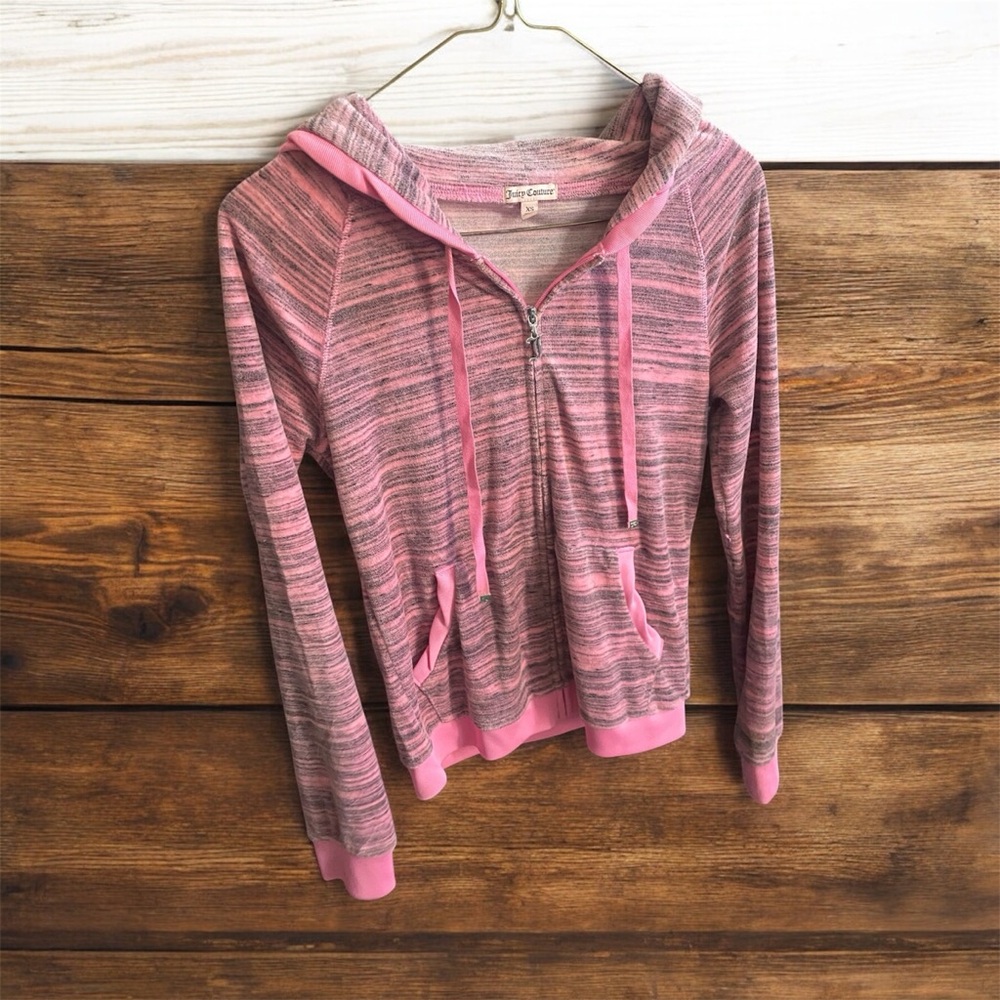 Pink Striped Hoodie by Juicy Couture